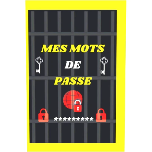 Carpediem log Mes mots de passe: carnet de mots passe. répertoire de mots de passe sécurisé.aide-mémoire pour mots de passe (French Edition)