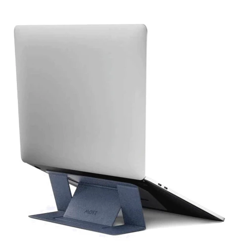 MOFT Laptop Stand for Desk, Adhesive Laptop Stand with 2 Adjustable Viewing Angles, Foldable and Portable Computer Stand Compatible with MacBook Air, MacBook Pro 11