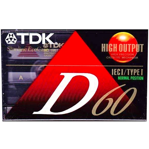 TDK D60 60-Minute Cassettes: 5-Pack