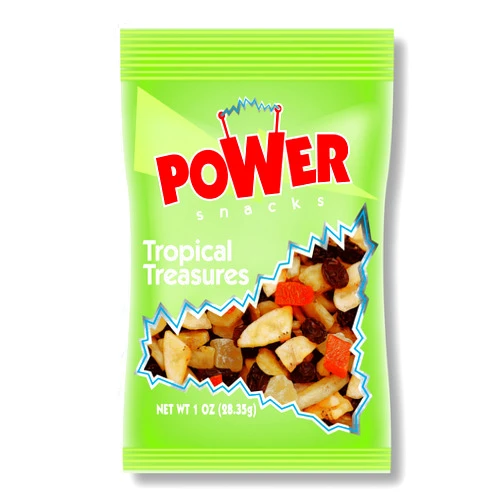 Azar Nut Company Power Snacks, Tropical Treasures, 1-Ounce Packages (Pack of 150)