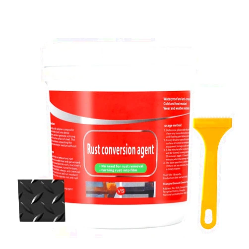 Generic Rust Converter, 10.7Fl Oz Rust Remover, Universal Rust Renovator Multifunction Waterproof Anti Rust Paint with Brush for Car, House, Metal, Cast Iron