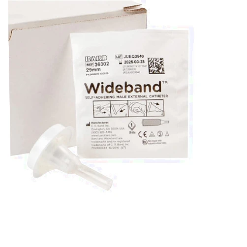 UltraFlex 50 Pack Condom External Catheters 29mm, Medium, Rochester Wideband, 36302