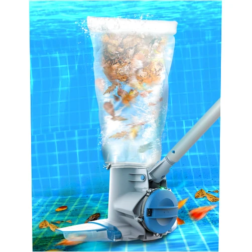 KOKIDO 2024 Rechargeable Heavy Duty Pool Leaf Vacuum, 62GPM Powerful Suction, Standard and Fine XL Filter Bags, Commercial Power Vac for Leaves and Debris, for Inground and Above Ground Pools XV910
