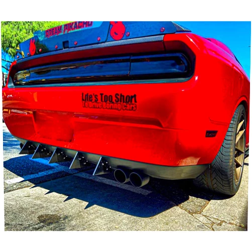 Authority Motorsport Original Rear Diffuser Kit V2 5 Piece V2 SXT SRT RT Hellcat 2009-2014 *** Made in The USA ***