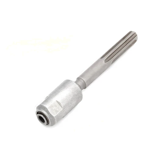 Kyuionty SDS Max to SDS Plus Adapter, 40Cr Steel SDS-max to SDS-Plus Drill Converter Shank Quick Tools for Demolition Hammers, Rotary Hammers (Silver)
