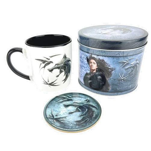 Pyramid International The Witcher Gift Set with Mug and Coaster in Reusable Gift Tin - Official Merchandise