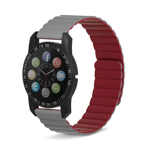 LiGuVCY Watch Band, Magnetic Smartwatch Bands, Silicone Strap Quick Release 20mm 22mm Smart Watch Straps for Galaxy Watch 42mm Active 2 40mm 44mm Gear S2 S3 Classic Frontier Galaxy Watch 46mm Forerunner 935