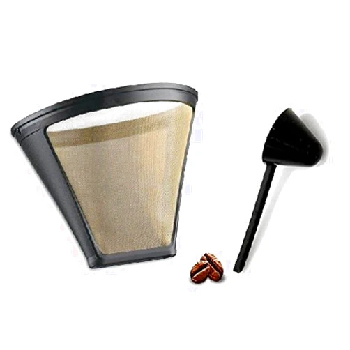 Cuisinart JADA Lifestyles Replacement Permanent Coffee Filter GTF-4 Gold Tone Filter for DCC-450 Coffee Maker with Large Coffee Scoop