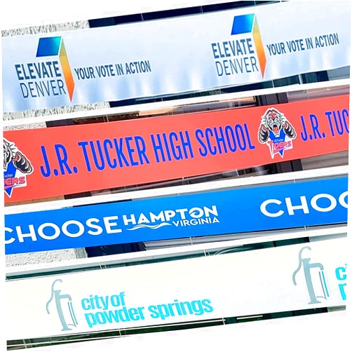 RIBWIN Personalized Ribbon Grand Opening Banner Custom Printed for Any Event 10 Feet Available Widths 3