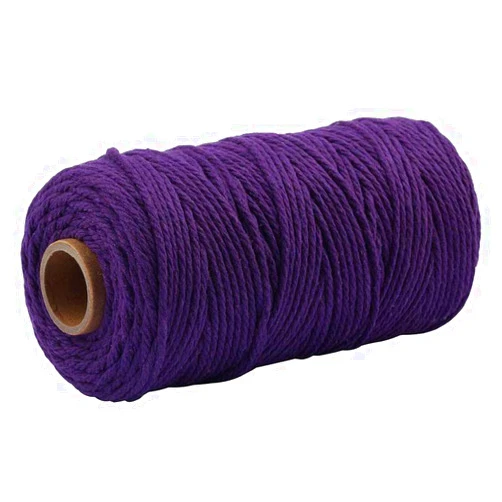 Yitongxing 109 Yard Macrame Cotton Cord,2mm/3mm/4mm Natual Twine String Cord Colored Rustic Cotton Rope Craft Cord for DIY Crafts Knitting Plant Hangers Christmas Wrapping Wedding Decorative Projects