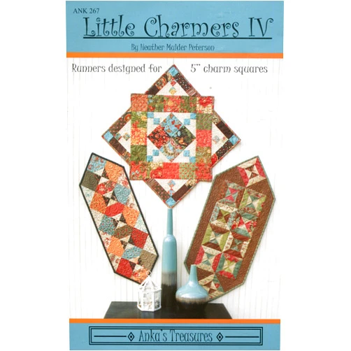 Anka's Treasures Pattern 267 Little Charmers IV Runners for 5-Inch Charm Squares