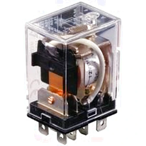 OMRON Industrial Automation LY2-D-DC24 Power Relay, DPDT, 24VDC, 10A, Plug in