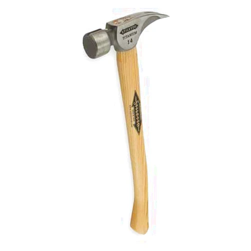 Stiletto Rip Claw Hammer, Titanium, 14 Oz, Hickory