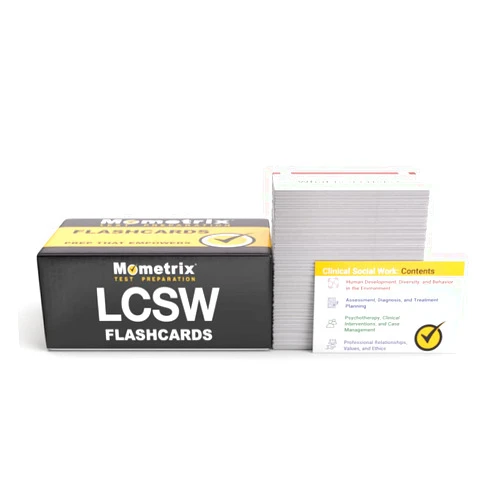By Mometrix (Author) LCSW Study Cards: LCSW Exam Prep 2025-2026 for The ASWB Licensed Clinical Social Work Exam with Practice Test Questions [Full Color Cards]