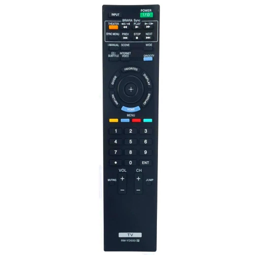 ZdalaMit RM-YD033 Replace Remote Applicable for Sony Bravia TV KDL-40HX701 KDL-32EX703 KDL-32EX710 KDL-40EX710 KDL-46EX710 KDL-46EX711 KDL-55EX710 KDL-55EX711 KDL-46HX701 KDL-55HX701 KDL-32EX308 KDL-60EX701