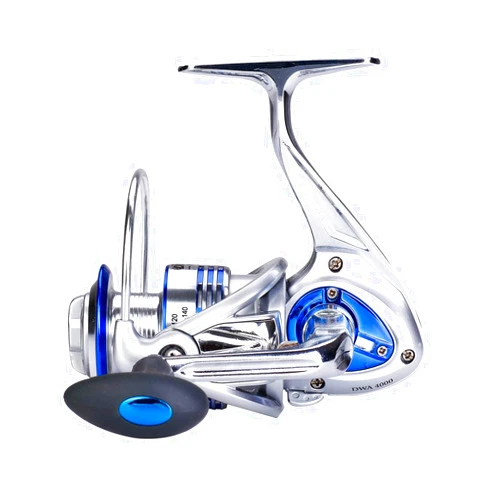 Diwa Spinning Fishing Reels for Saltwater Freshwater 3000 4000 5000 6000 7000 Spools Ultra Smooth Ultralight Powerful Trout Bass Carp Gear Stainless Ball Bearings Metal Body Ice Fishing Reels