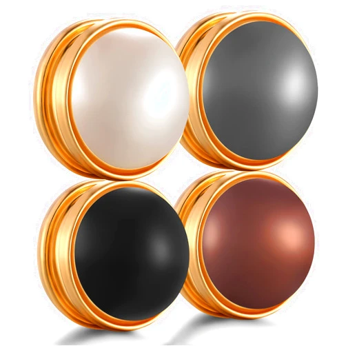 Milolo 4 Pcs Hijab Magnetic Pins,Hijab Pins Women Muslim,Scarf Magnet for Women Girls,Magnetic Scarf for Muslim Multi-Purpose Circular Retro Full Water Diamond Clip (White, Rose Gold,Purple,Black)