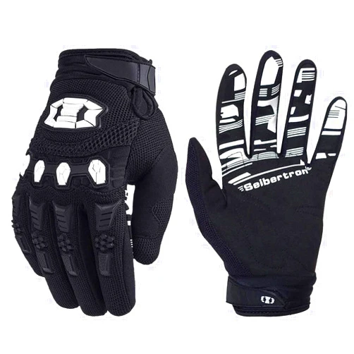 Seibertron Unisex BMX MX ATV MTB Racing Mountain Bike Bicycle Cycling Off-Road/Dirt Bike Gloves Road Racing Motorcycle Motocross Sports Gloves Touch Recognition Full Finger Glove