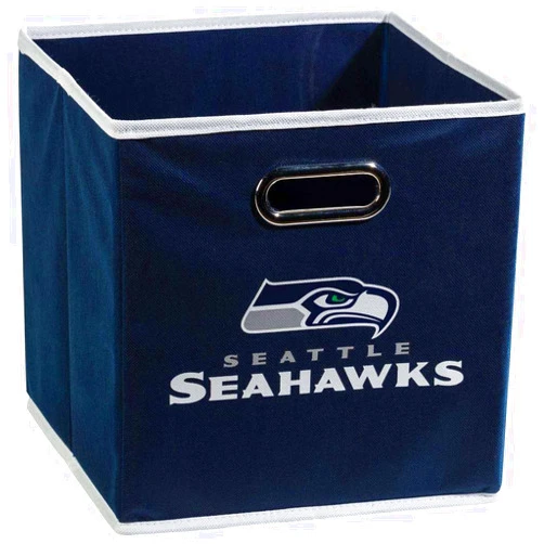 Franklin Sports NFL Storage Bins - Collapsible Cube Container + Storage Basket - NFL Office, Bedroom + Living Room Décor - 11