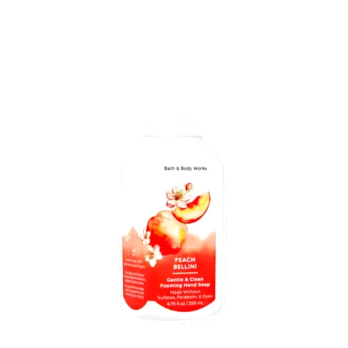 Bath & Body Works Bath and Body Works Gentle Foaming Hand Soap 8.75 Ounce 1-Pack (Peach Bellini)