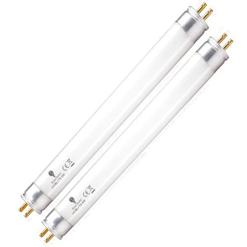 Bluex Bulbs 2 Pack 6 Watt Replacement Bulbs F6T5/BL Fluorescent Tube G5 Base 9 inch Full Length Replacement for DT2000XL and DT2000XLP and DT3012