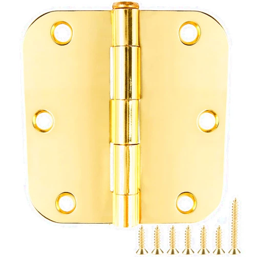 JIW 18 Pack Door Hinges for Doors Interior 3 1/2 Door Hinges 3.5 Inch 5/8