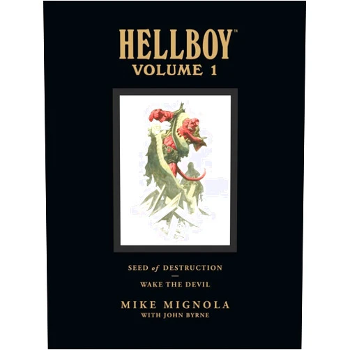 Mike Mignola Hellboy Library Edition, Volume 1: Seed of Destruction and Wake the Devil