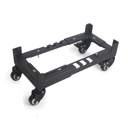 KUNYTLINN Computer Cart Computer Host Stand with Wheels Under Home Office Desk, Home Computer Tower Stand, Computer Tower Cart, CPU Rolling Stand CPU Holder (Size : Large), Multicolor