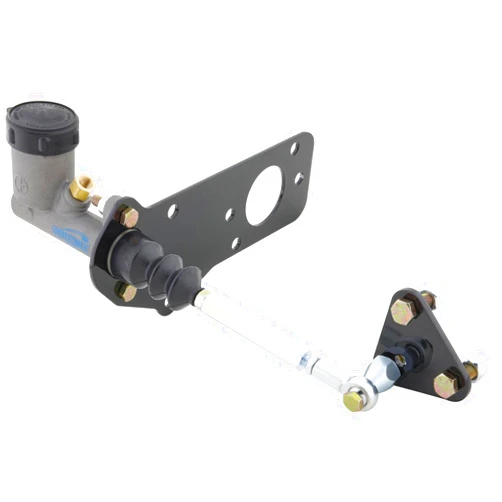 Speedway Motors 1960-66 Chevy C10 Hydraulic Clutch Conversion Kit, Includes 3/4-Inch Bore Master Cylinder, Powder Coated Mounting Plate, Hardware for Firewall & Clutch Pedal