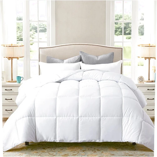 EnvioHome Reversible Twin Size Comforter Set Premium Quality Lightweight Microfiber All Season Comforter with Pillowcase Bed Set