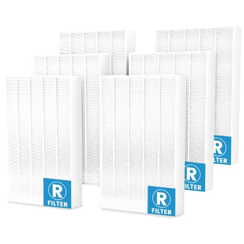 KEYINGXUAN HPA300 HEPA Air Purifier Filter R for Honeywell Air Purifier HPA100/200/300 and 5000 Series, True HEPA Filter Compatible with Honeywell R Filter HRF-R3, HRF-R2, HRF-R1, 6 Pack
