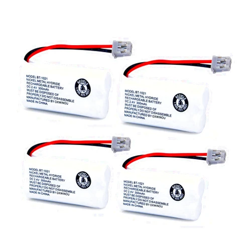 OXWINOU BT-1021 2.4V 300mAh Cordles Phone Battery Compatible with for Uniden uniden 6.0 BT-1016 BT-1008 BT-1025 BBTG0847001 BBTG0798001 Empire CPH-515B Phone Battery(4-Pack)