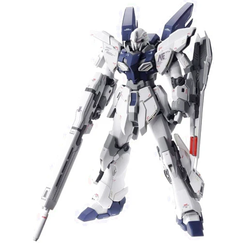 BANDAI SPIRITS Bandai Hobby MG 1/100 Sinanju Stein Ver. Ka Model Kit Action Figure,White