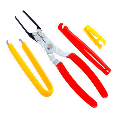 Sam&Johnny Relay Puller Pliers, Fuse Puller Pliers, Automotive Relay Removal Tool Fuse Puller Tool, Car Vehicle Battery Terminal Wiper Remover Pliers Tool - 4Pcs