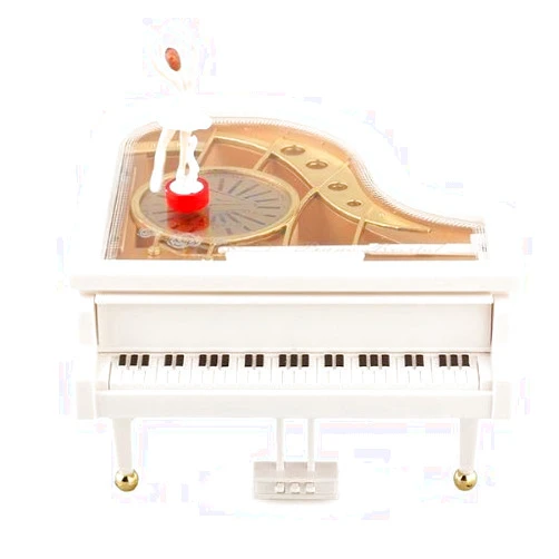 MAYMII Mechanical Classical Ballerina Girl on The Piano Music Box