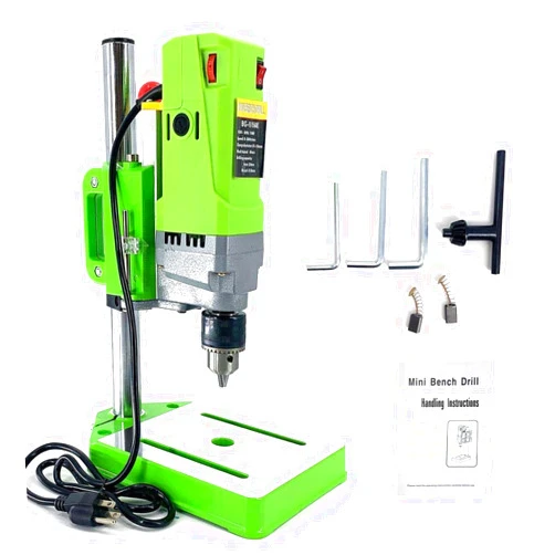 DOMINTY Bench Drill Stand 710W Mini Electric Bench Drilling Machine Drill Chuck 1-13mm for Hand Drill