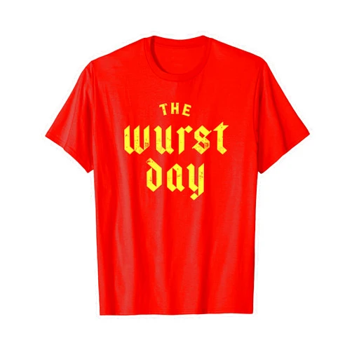 Bratwurst Sausage Fest Apparel Bratwurst Sausage Oktoberfest Fest Wurst Day Funny T-Shirt
