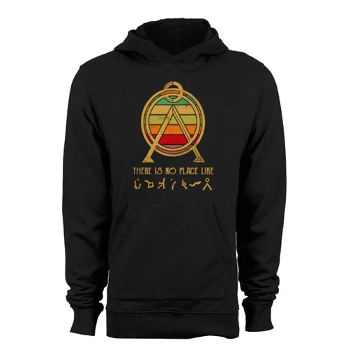 GEEK TEEZ Stargate Inspired No Place Like Home Men's Hoodie