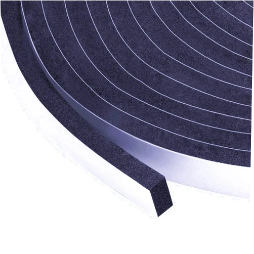 YIVCKOM Weather Stripping Door Seal Strip，Door Soundproofing Tape, Door Insulation Foam Seal Strip for Door Frame, Neoprene Rubber Adhesive Door Noise Blocker (1/4in * 1/8in * 50FT)