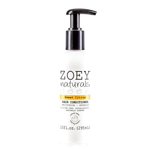 Absolutely Natural Zoey Naturals - Sweet Citrus Hair Conditioner for Kids, Tear-Free, Hypoallergenic, Paraben-Free, Cruelty Free, Made in USA
