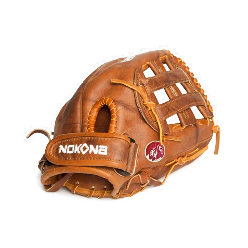 NOKONA Classic Walnut H-Web Fastpitch W-V1150H Right Handers Baseball Glove (Brown, Right Hand Thrower)