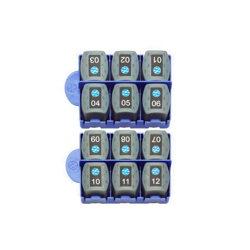 TREND Networks | 158050 | VDV II Series Cable Testers | RJ45 Remote Units (#1 - #12) | Numbered Remote and Identifiers | Data Verification and Troubleshooting Tool Accessory | Set of 12