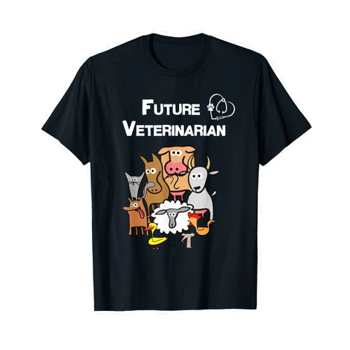 Animal Pet Lover T-Shirt Technician Veterinary Tee Future Veterinarian TShirt Vet Tech Student Shirt Kids Tees T-Shirt