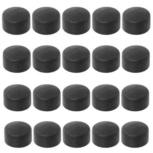 SQXBK 20PCS 12.7mm Foosball End Cap Foosball Table Rod Safety Rubber End Caps Flexible Pipe Post Rubber Cover Tip Protectors