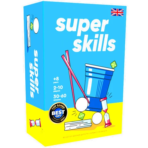 The World Game Super Skills - Action Game for Competitive People - Beat Your Friends at 120 Challenges - Fun Group Activity for Family Night or Party with Kids, Teen