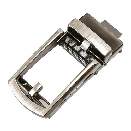 BuleVina Ratchet Belt Buckle Replacement for Men – Hebillas para Cinturones de Hombre, Clip-On Push Blade Click Buckle for 1.2'' (30mm) Slide Belt Strap, Automatic Adjustable Accessory Wedding Casual