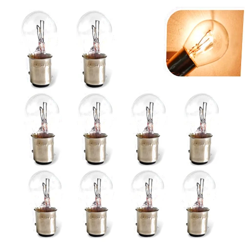 Getfay 10 PCS Car 1157 Halogen Brake Light, 2.06