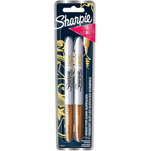 SHARPIE MARKER GOLD 2PK2