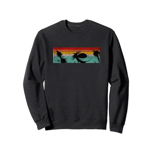 Angler und Fliegenfischer Designs Fly Fishing Bait Wooly Bugger Mayfly Fly Fishing Sweatshirt