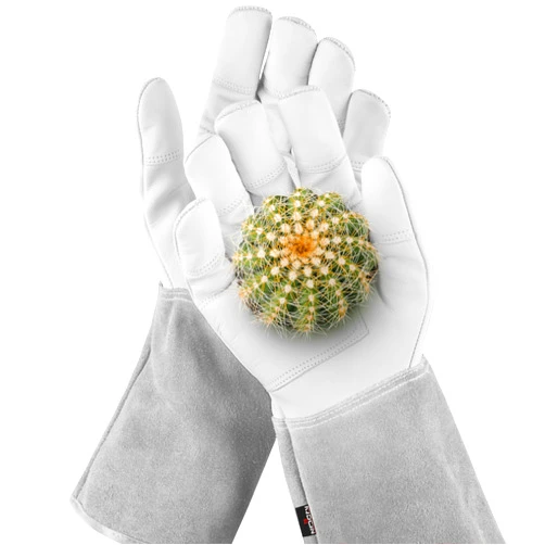 NoCry Long Thorn Proof Gardening Gloves for Women with Reinforced Palms and Fingertips — Perfect Cactus Gloves, Rose Pruning Gloves, Puncture Proof Gloves, Rose Gloves or Womens Gardening Gloves